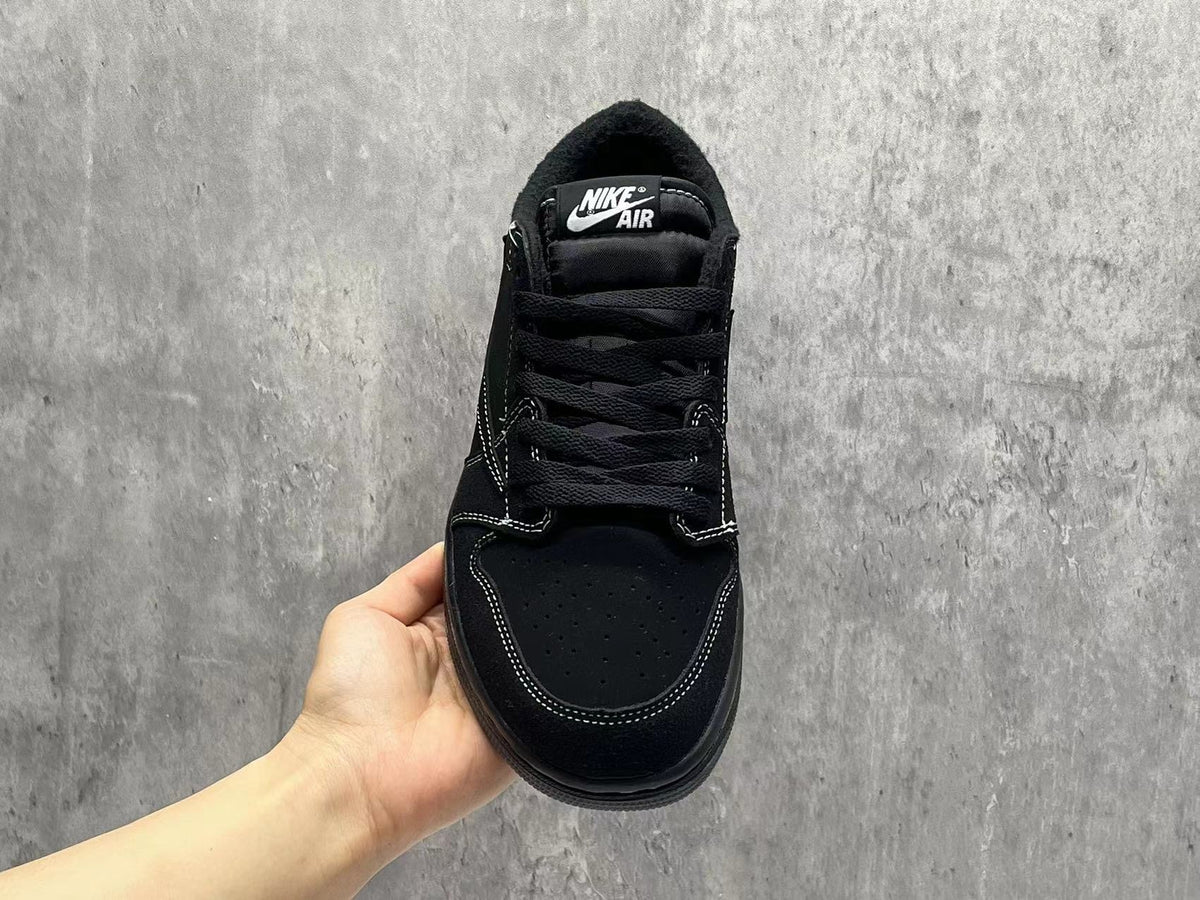 Travis Scott x Air Jordan 1 Low OG SP 'Black Phantom' Sneakers