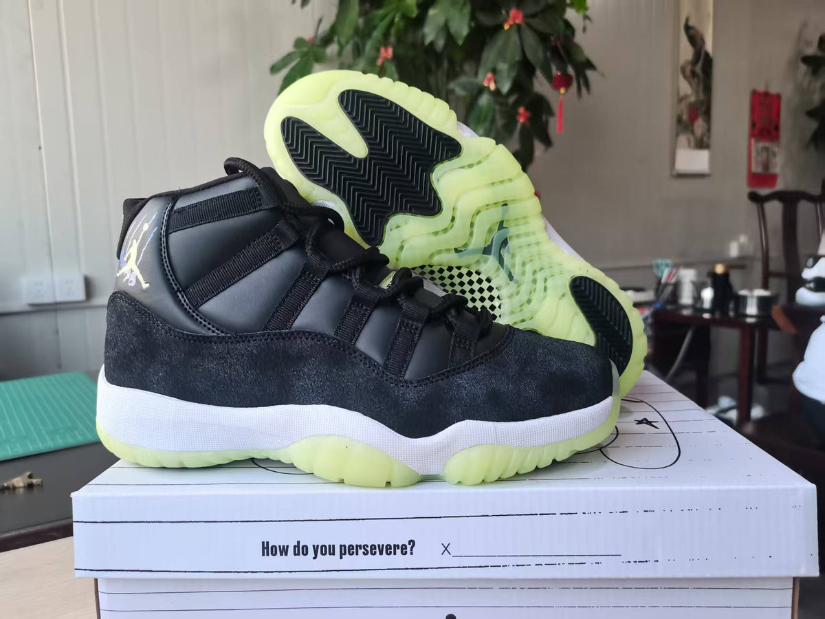 Air Jordan 11 "Inner Beast" – Black Volt (2025)