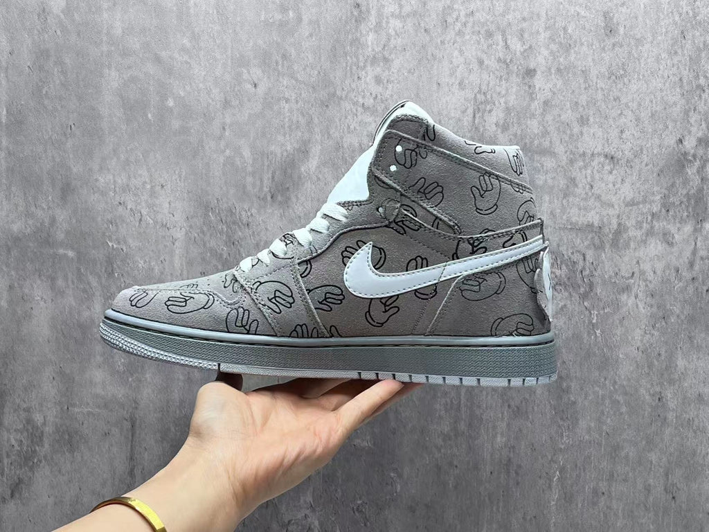 Off-White x Air Jordan 1 Retro High OG 'Gray' 2018 Sneakers