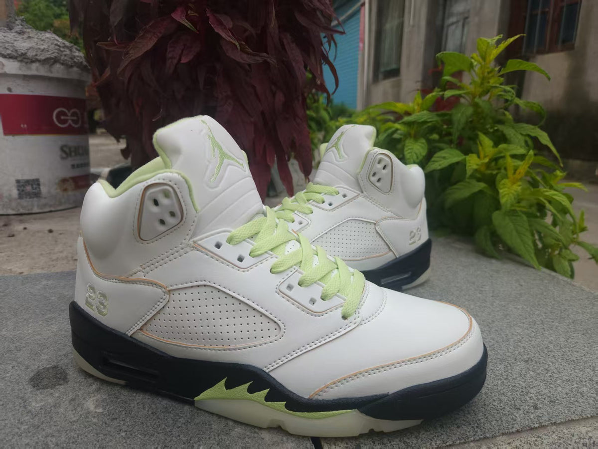 Women's Air Jordan 5 "Luminous Green" – Sail