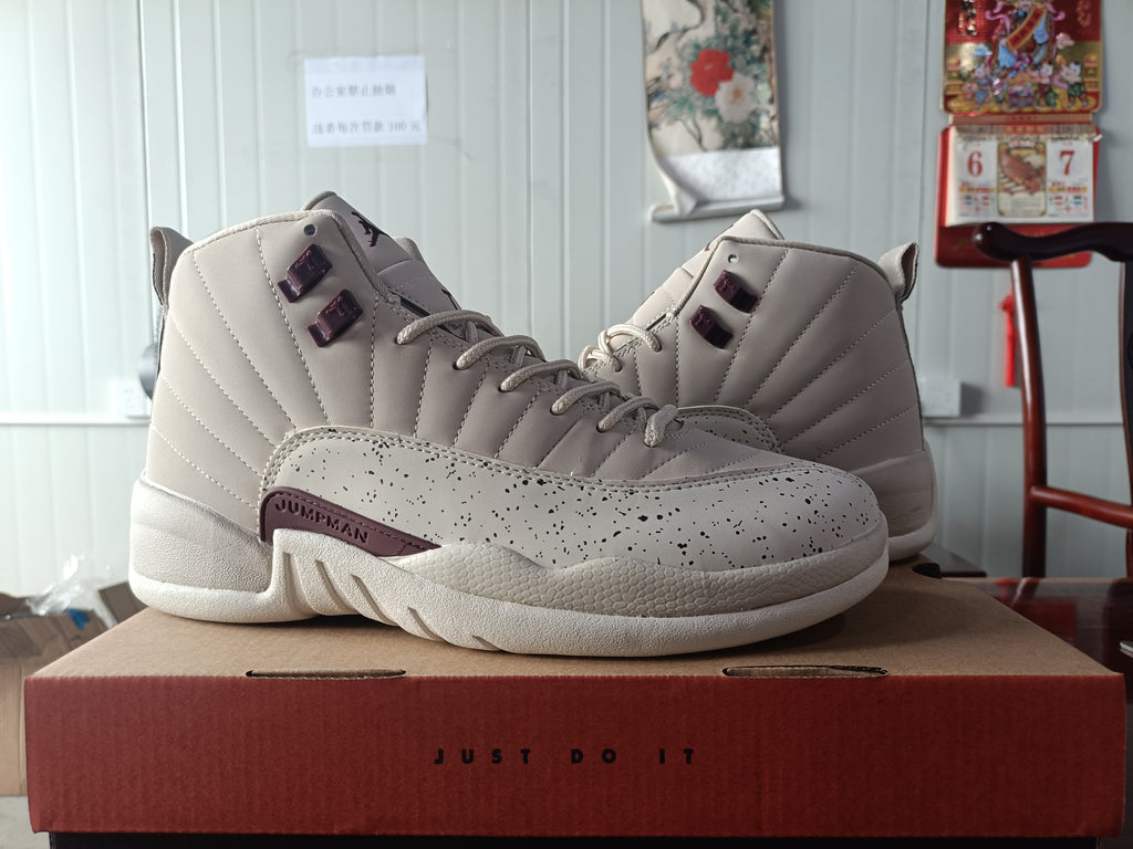 Women's Air Jordan 12 Retro 'Egg Nog / Light Orewood Brown'