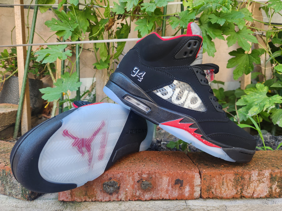 Supreme x Air Jordan 5 Retro 'Black'