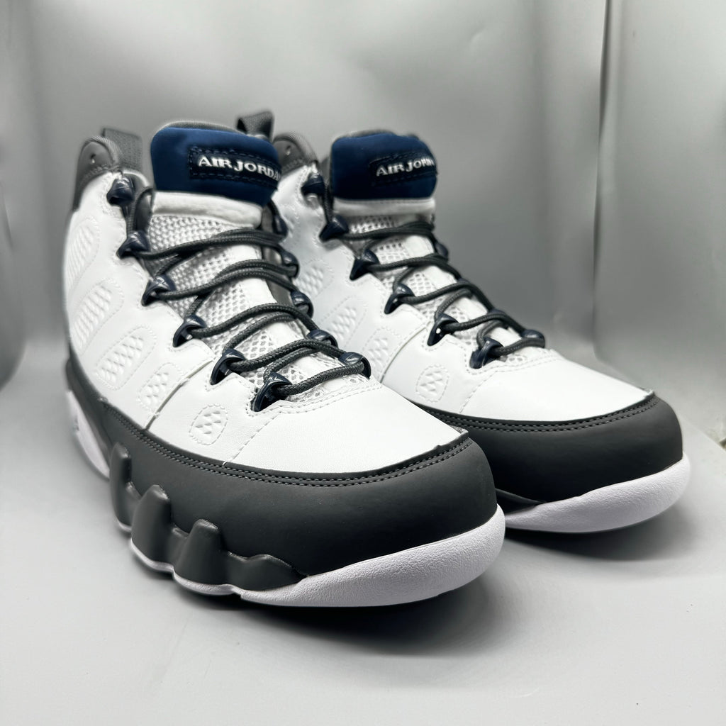 Jordan 9 Retro White French Blue Flint Grey