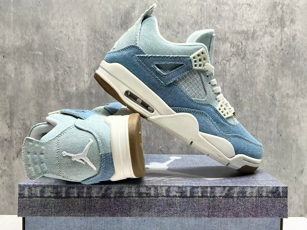 Women's Air Jordan 4 Retro TEX “Worn Blue Denim”