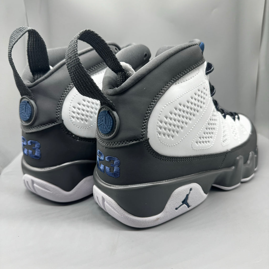 Jordan 9 Retro White French Blue Flint Grey