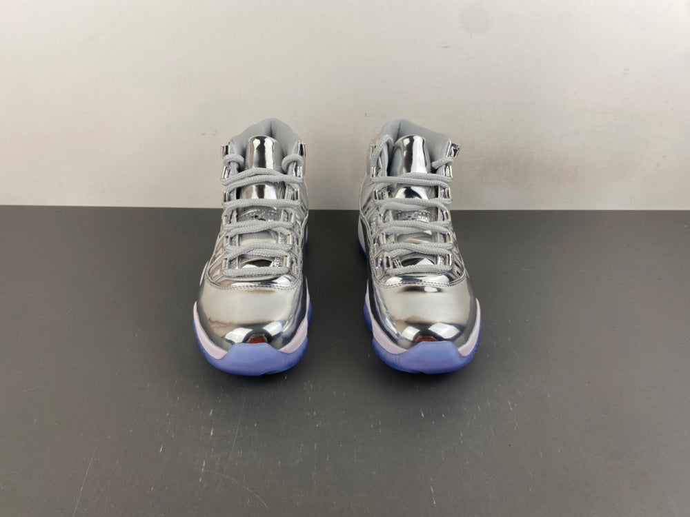 Air Jordan 11 Retro Custom Metallic Silver Blue