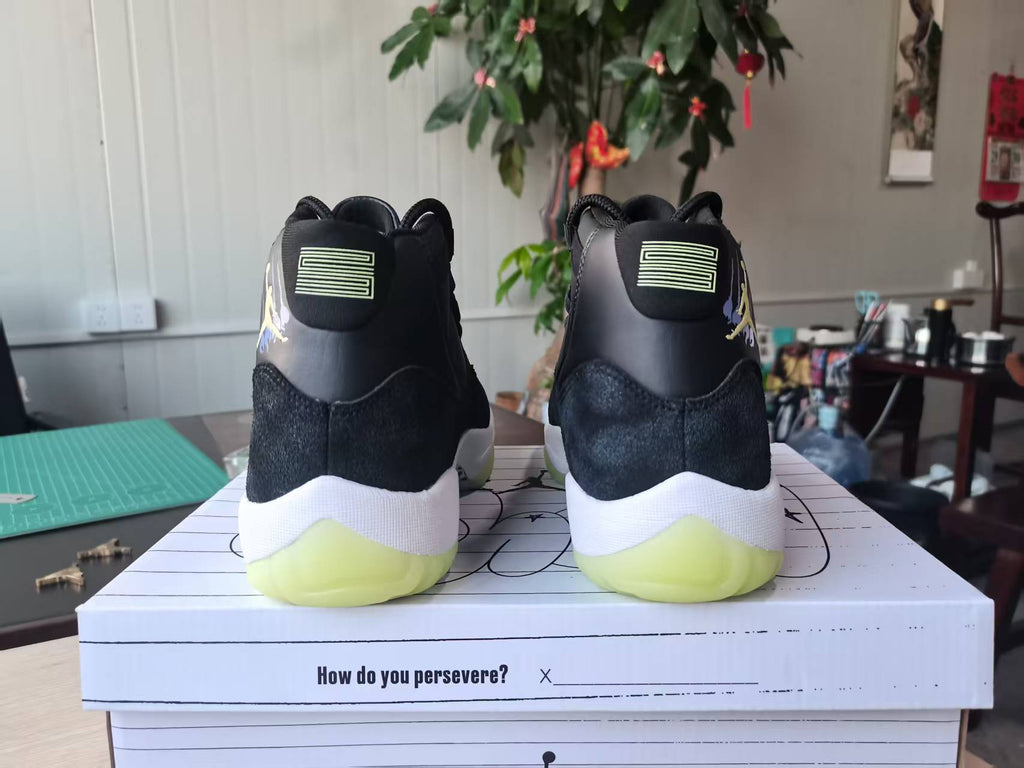 Air Jordan 11 "Inner Beast" – Black Volt (2025)