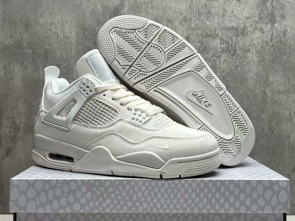 Custom Air Jordan 4 White Mamba