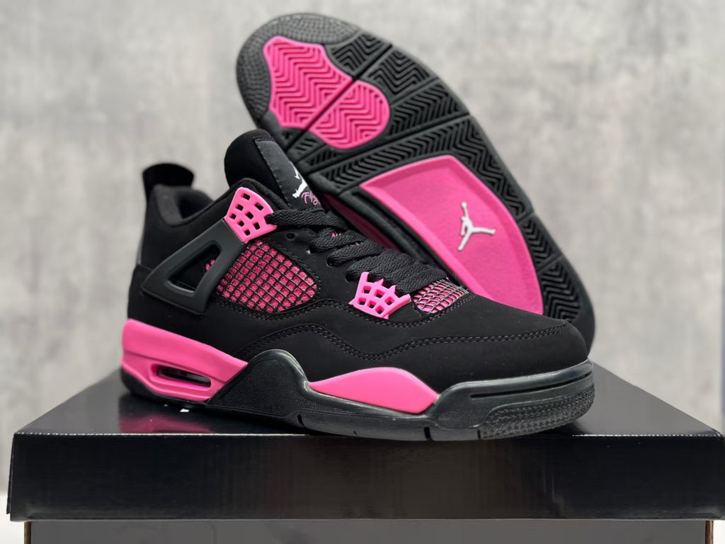 Women's Air Jordan 4 Retro – Black / Pink