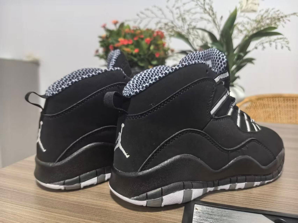 Air Jordan 10 Retro Stealth Black White 2012