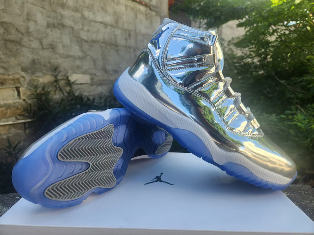 Air Jordan 11 Retro 'Mirror Silver Blue'