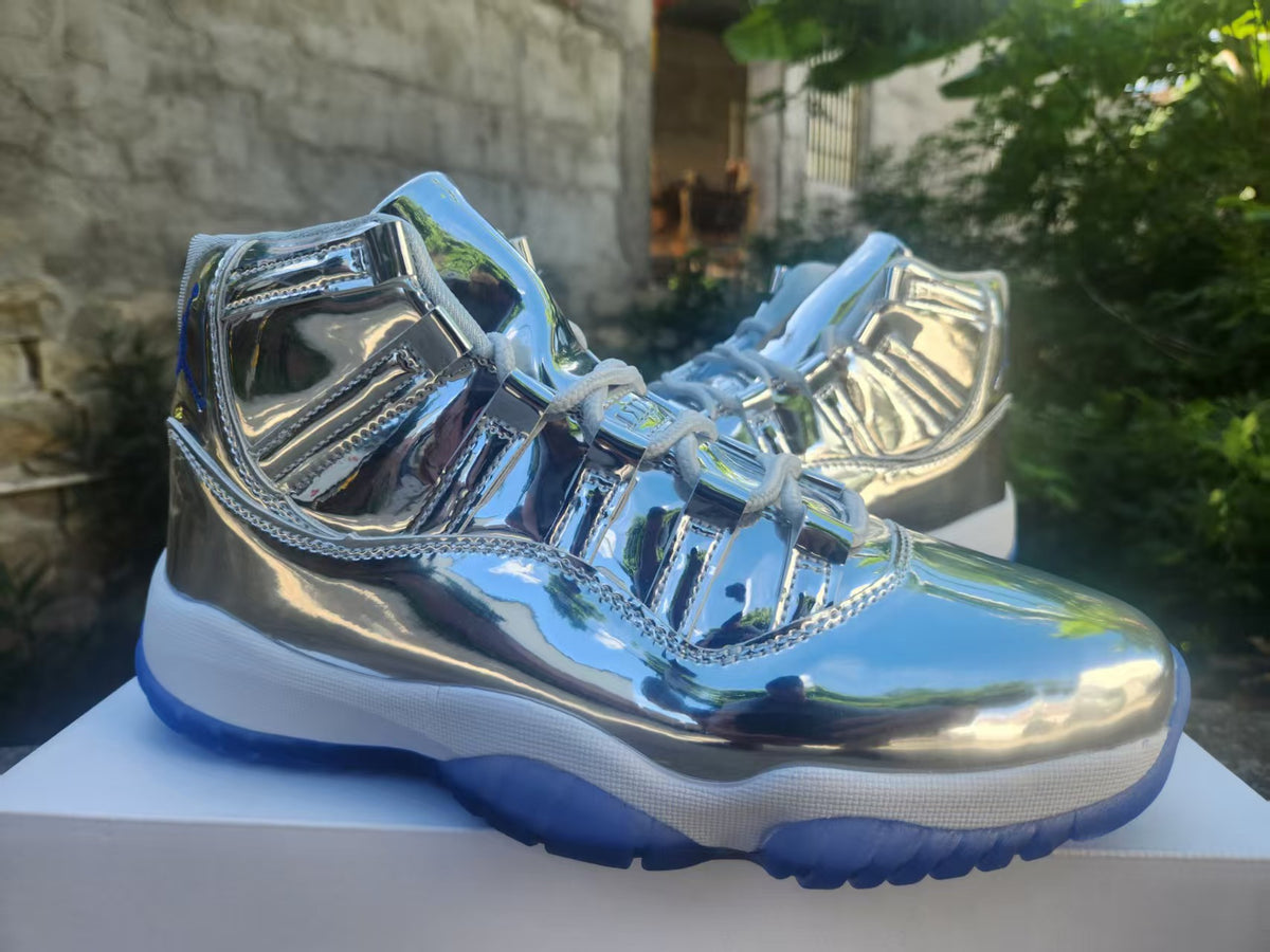 Air Jordan 11 Retro 'Mirror Silver Blue'
