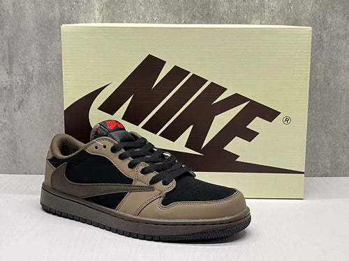 Air Jordan 1 High Dior Reverse Swoosh Low-Top Sneakers
