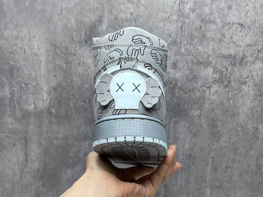 Off-White x Air Jordan 1 Retro High OG 'Gray' 2018 Sneakers