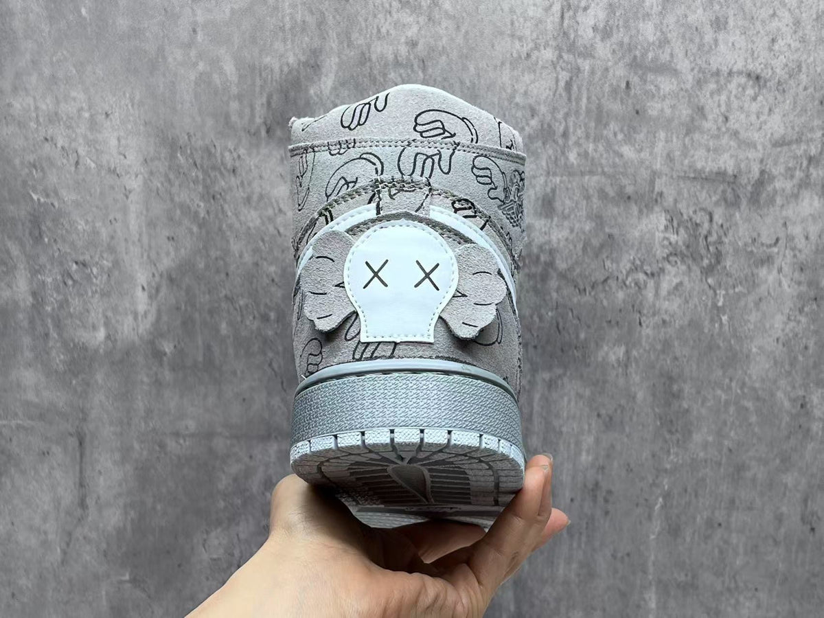 Off-White x Air Jordan 1 Retro High OG 'Gray' 2018 Sneakers