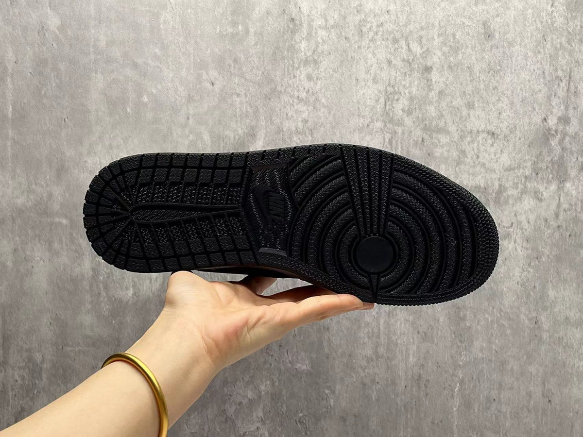 Air Jordan 1 High Dior Reverse Swoosh Low-Top Sneakers